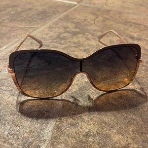 Gold shield sunglasses